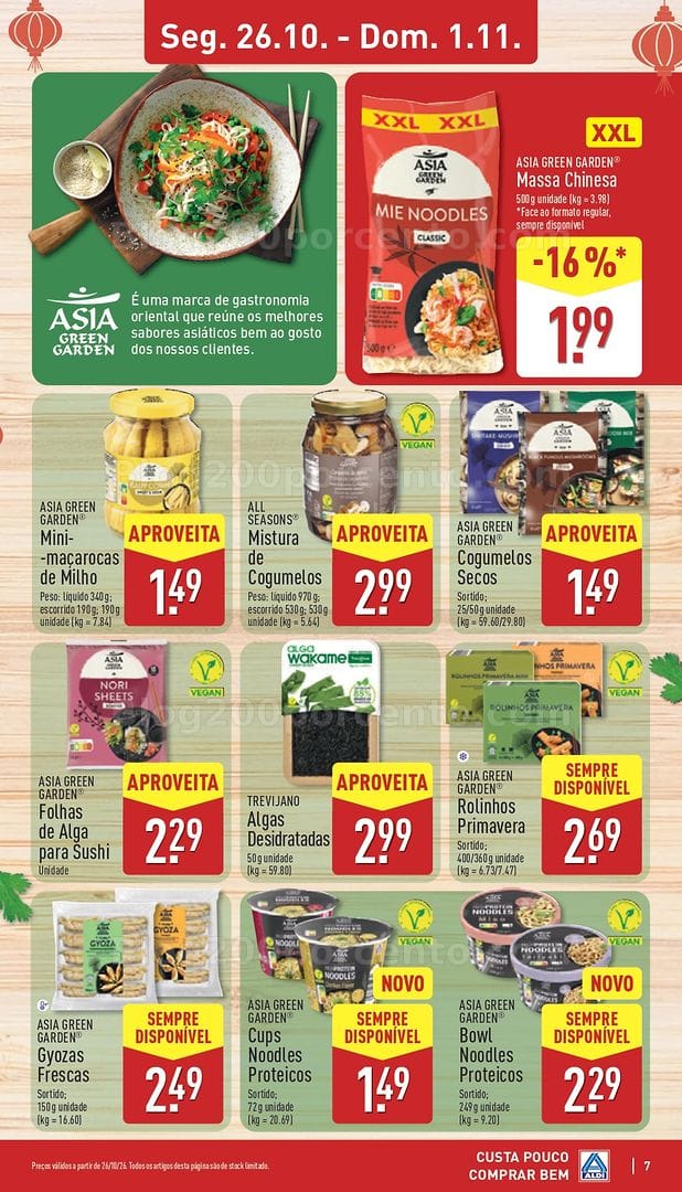 Antevisão Folheto ALDI Sabores do Mundo Promoções de 26 outubro a 1 novembro